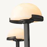 Люстрас 6-ю мраморными плафонами в форме купола Light Warm Light варинант исполнения - 1 | Loft Concept в Самаре