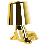Настольная лампа фигурная цвета золото с гладким абажуром Высота 16 см Sophia варинант исполнения - 6 | Loft Concept в Самаре