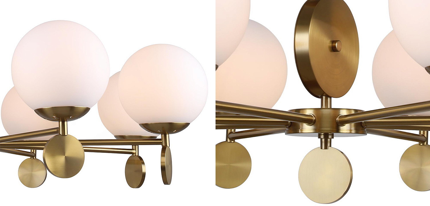 Люстра Kyran Chandelier Bronze 8 Люстра Kyran Chandelier Bronze 8 - Loft-Concept в Самаре