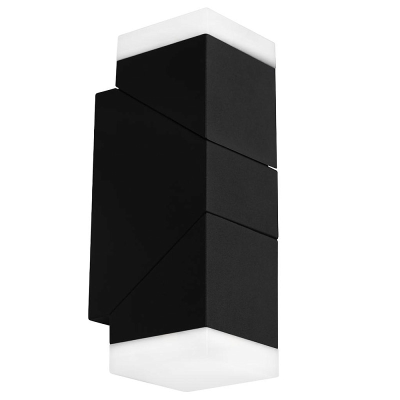 Уличный настенный светильник трансформируемый черного цвета из металла Urban Minimalist Черный Белый Уличный настенный светильник трансформируемый черного цвета из металла Urban Minimalist Черный Белый в Самаре | Loft Concept