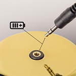 Настольная лампа фигурная золотого цвета с гладким абажуром Высота 16 см Sophia варинант исполнения - 8 | Loft Concept в Самаре