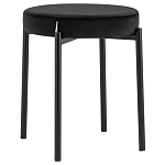 Табурет с мягким круглым сиденьем RIO Black варинант исполнения - 1 | Loft Concept в Самаре