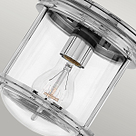 Потолочный светильник для ванных комнат с цилиндрическим стеклянным плафоном и одной лампой Hinkley варинант исполнения - 16 | Loft Concept в Самаре