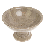 Конфетница из бежевого мрамора Stone Candy Bowl варинант исполнения - 2 | Loft Concept в Самаре
