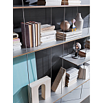 Модульный навесной стеллаж GRADUATE Bookshelves варинант исполнения - 5 | Loft Concept в Самаре