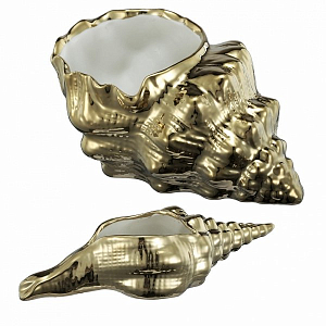 Декор настольный аксессуар Ракушки комплект из 2 шт