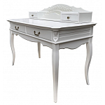 Стол-бюро белого цвета из массива бука с 4-мя ящиками White Provence варинант исполнения - 2 | Loft Concept в Самаре