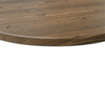 Стол журнальный c коричневой круглой столешницей на трех металлических ножках Charm Coffee Table варинант исполнения - 4 | Loft Concept в Самаре