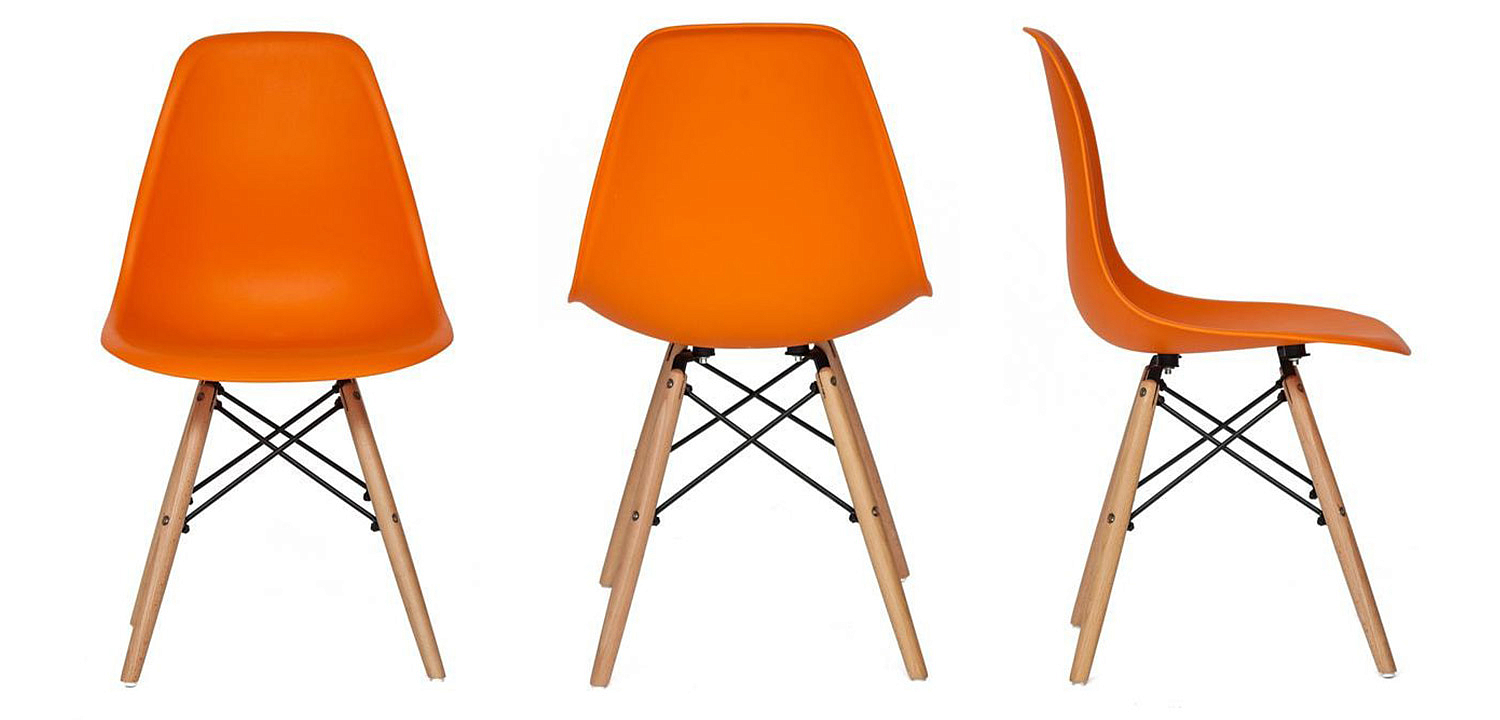 Стул DSW orange Стул DSW orange - Loft-Concept в Самаре