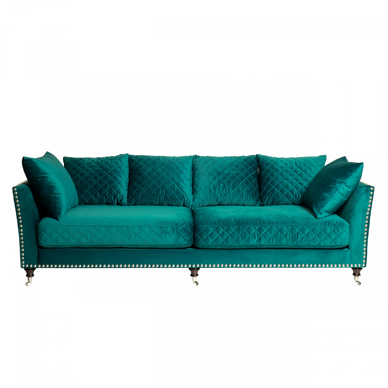 Диван Giorgio Sofa Turquoise Бирюзовый Диван Giorgio Sofa Turquoise Бирюзовый в Самаре | Loft Concept