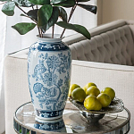 Ваза с синим цветочным орнаментом Blue & White Ornament  варинант исполнения - 4 | Loft Concept в Самаре