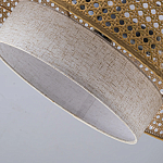 Подвесной светильник с декоративным поясом из плетеного бамбука Biuloggicu варинант исполнения - 8 | Loft Concept в Самаре