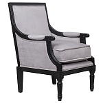 Кресло Harry Armchair black and grey velour варинант исполнения - 1 | Loft Concept в Самаре
