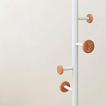 Напольная вешалка из древесины бука Unique Shaped Furniture Floor Hanger White варинант исполнения - 5 | Loft Concept в Самаре