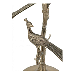 Столик с круглой стеклянной столешницей и корпусом в виде двух павлинов на ветке Table Two Peacocks варинант исполнения - 5 | Loft Concept в Самаре