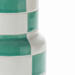 Ваза из фаянса Brighter than the Stars с шахматным принтом бирюзового цвета  варинант исполнения - 2 | Loft Concept в Самаре