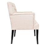 Кресло Addison Chic Armchair beige flax варинант исполнения - 1 | Loft Concept в Самаре