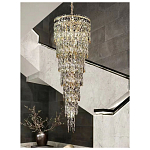 Люстра многоярусная каскадная с хрустальными подвесками Roul Crystal Light варинант исполнения - 10 | Loft Concept в Самаре