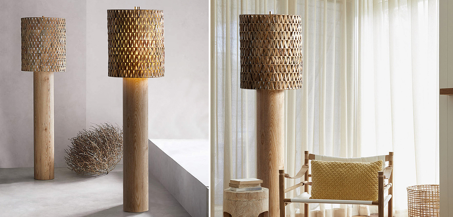 Торшер Wicker Furniture Tenny Floor Lamp Торшер Wicker Furniture Tenny Floor Lamp - Loft-Concept в Самаре