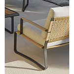 Дизайнерское уличное кресло на металлическом каркасе PHOENIX Armchair варинант исполнения - 6 | Loft Concept в Самаре