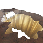 Кофейный стол Burl Exotic tree Coffee Table Black варинант исполнения - 3 | Loft Concept в Самаре