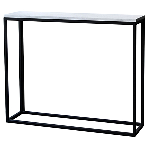 Консоль с белой мраморной столешницей Different Marble White