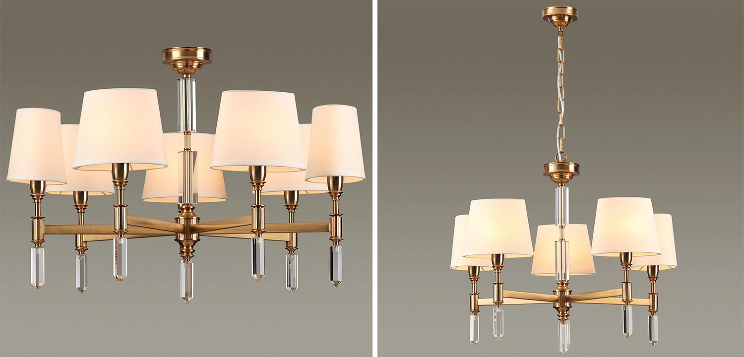 Люстра Ramona White Chandelier Люстра Ramona White Chandelier - Loft-Concept в Самаре