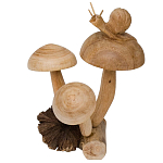 Статуэтка из дерева улитка Animals of the World варинант исполнения - 2 | Loft Concept в Самаре