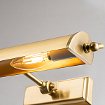 Светильник для картин цвета состаренная латунь с широким плафоном на прямоугольном основании Elstead Lighting варинант исполнения - 8 | Loft Concept в Самаре