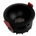 Встраиваемый спот светодиодный круглый черного цвета с углублением Ombra Lux  варинант исполнения - 4 | Loft Concept в Самаре