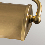 Светильник для картин цвета состаренная латунь с широким плафоном на прямоугольном основании Elstead Lighting варинант исполнения - 11 | Loft Concept в Самаре