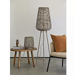 Торшер с плетеным металлическим плафоном Wicker Iron Lamp варинант исполнения - 2 | Loft Concept в Самаре