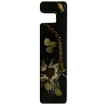 Подставка для телефона из эпоксидной смолы с цветами черная Epoxy Flowers Phone Stand Black варинант исполнения - 1 | Loft Concept в Самаре