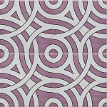 Дизайнерская плитка с узором Петли варинант исполнения - 3 | Loft Concept в Самаре