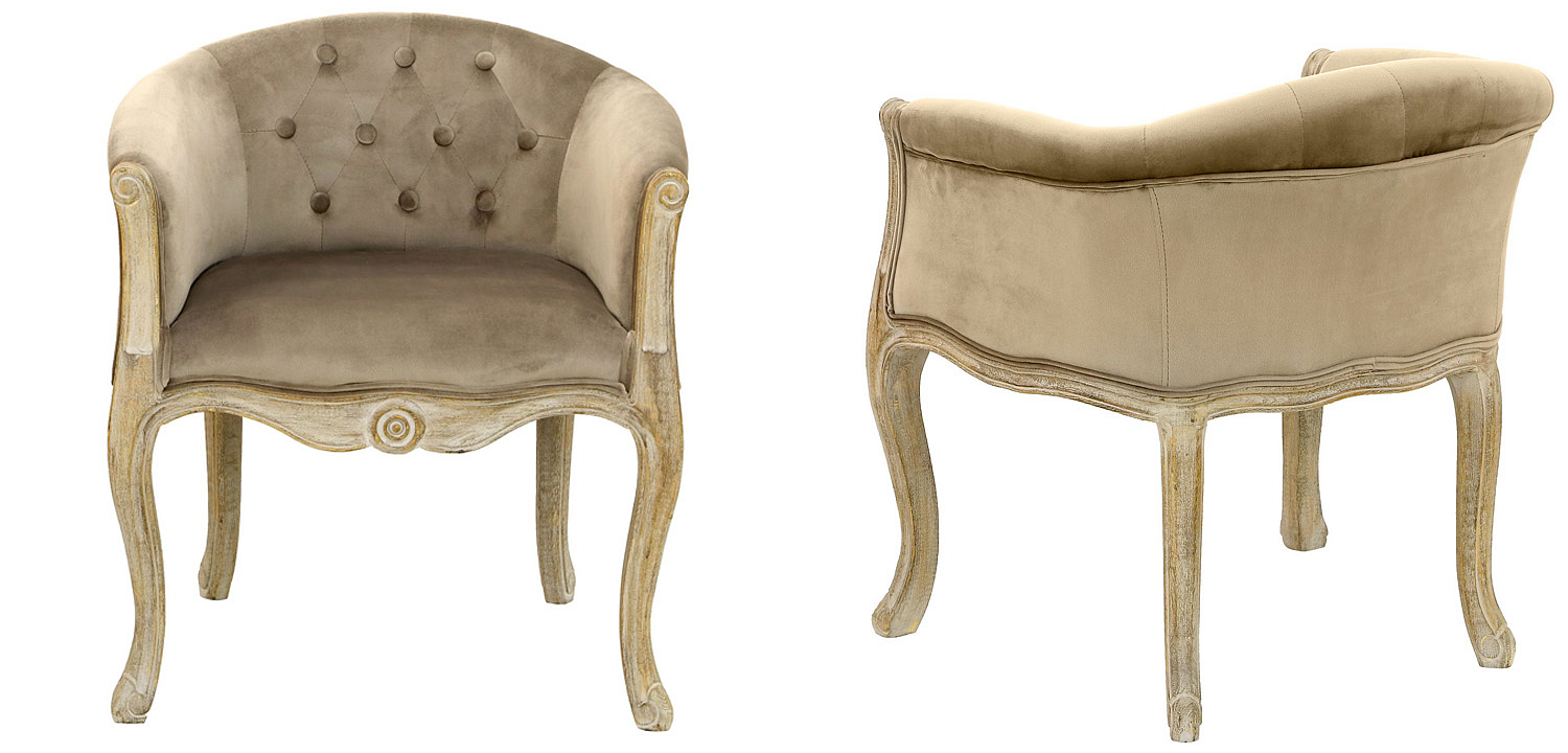 Кресло French Provence Armchair Roderic beige Кресло French Provence Armchair Roderic beige - Loft-Concept в Самаре