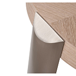 Столик журнальный круглый со светлым шпоном Light Veneer Table варинант исполнения - 3 | Loft Concept в Самаре