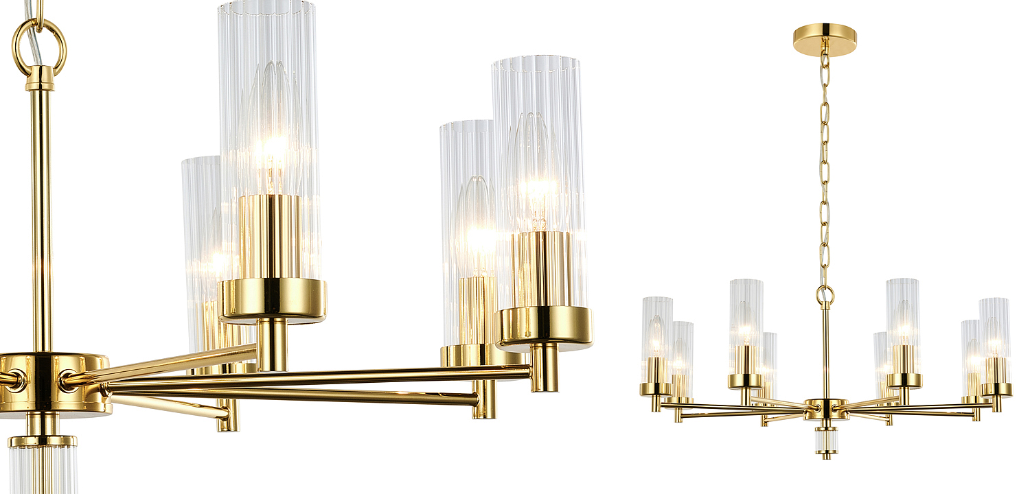 Люстра Jeanette Chandelier Gold 66 Люстра Jeanette Chandelier Gold 66 - Loft-Concept в Самаре