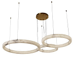 Люстра с 3-мя кольцами из натурального камня Minerals of Light варинант исполнения - 1 | Loft Concept в Самаре