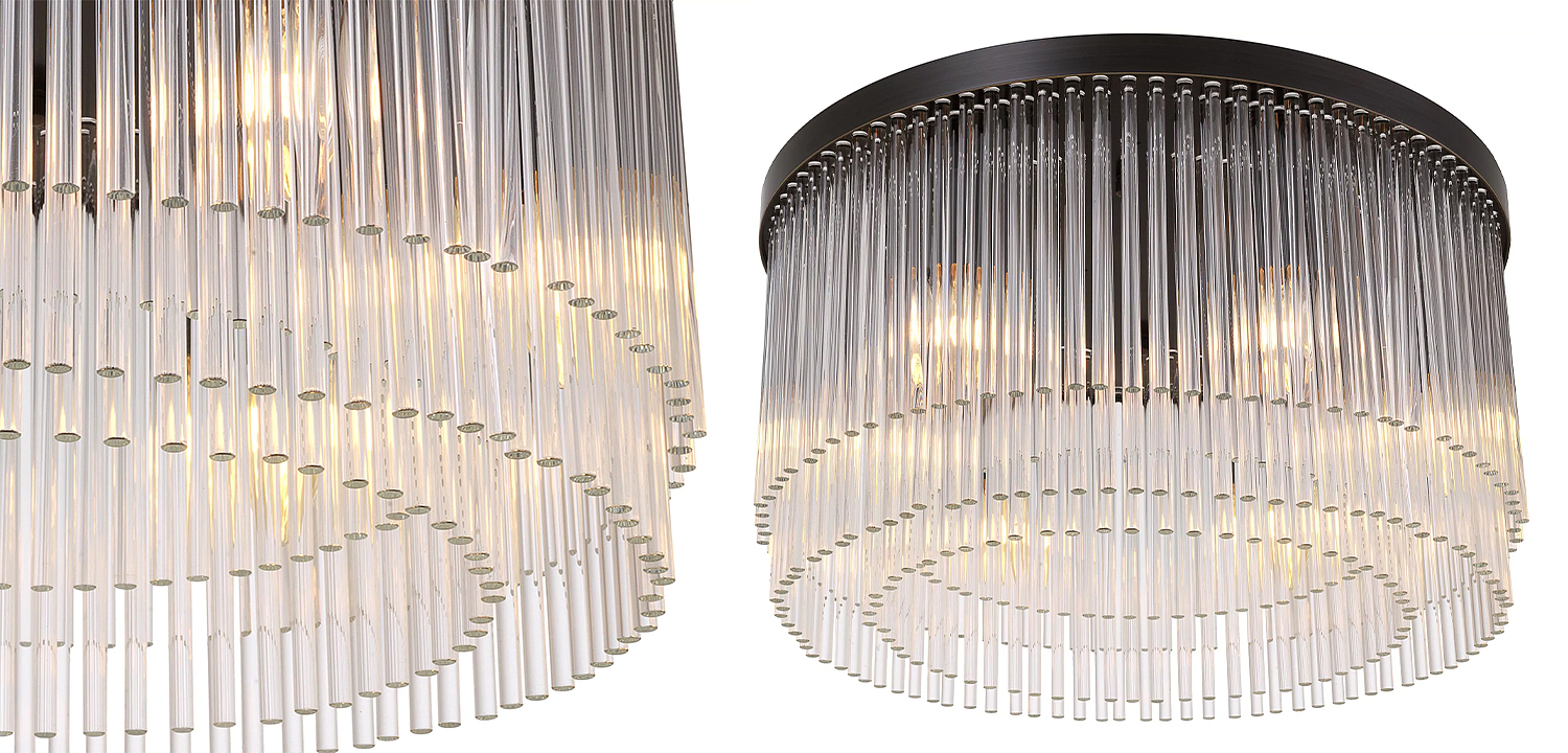 Потолочный светильник Eichholtz Ceiling Lamp Hector Bronze Потолочный светильник Eichholtz Ceiling Lamp Hector Bronze - Loft-Concept в Самаре