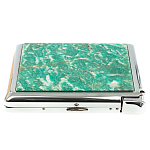 Портсигар с газовой зажигалкой из натурального камня Амазонит Stone Cigarettes Cases варинант исполнения - 10 | Loft Concept в Самаре