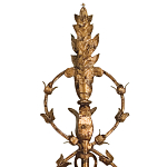 Бра настенное с цветочным мотивом Vintage Luxury варинант исполнения - 1 | Loft Concept в Самаре