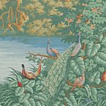 Обои ручная роспись Le Brésil Paille варинант исполнения - 1 | Loft Concept в Самаре