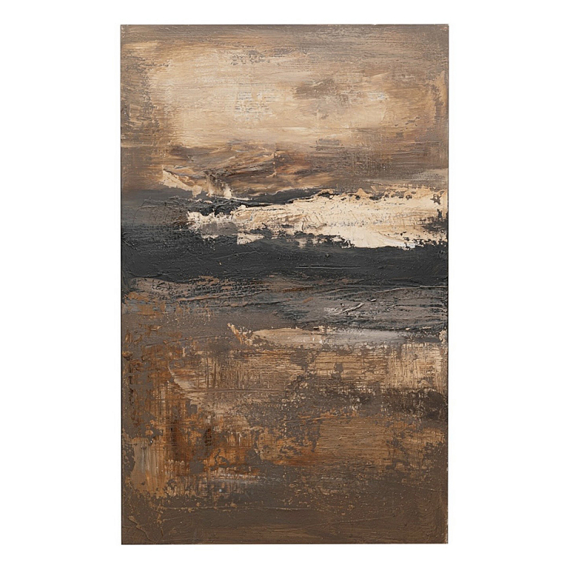 Картина DUSTY HORIZON Бежевый Коричневый Черный в Самаре | Loft Concept 