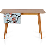 Письменный стол с принтом на ящиках Elise Desk варинант исполнения - 1 | Loft Concept в Самаре