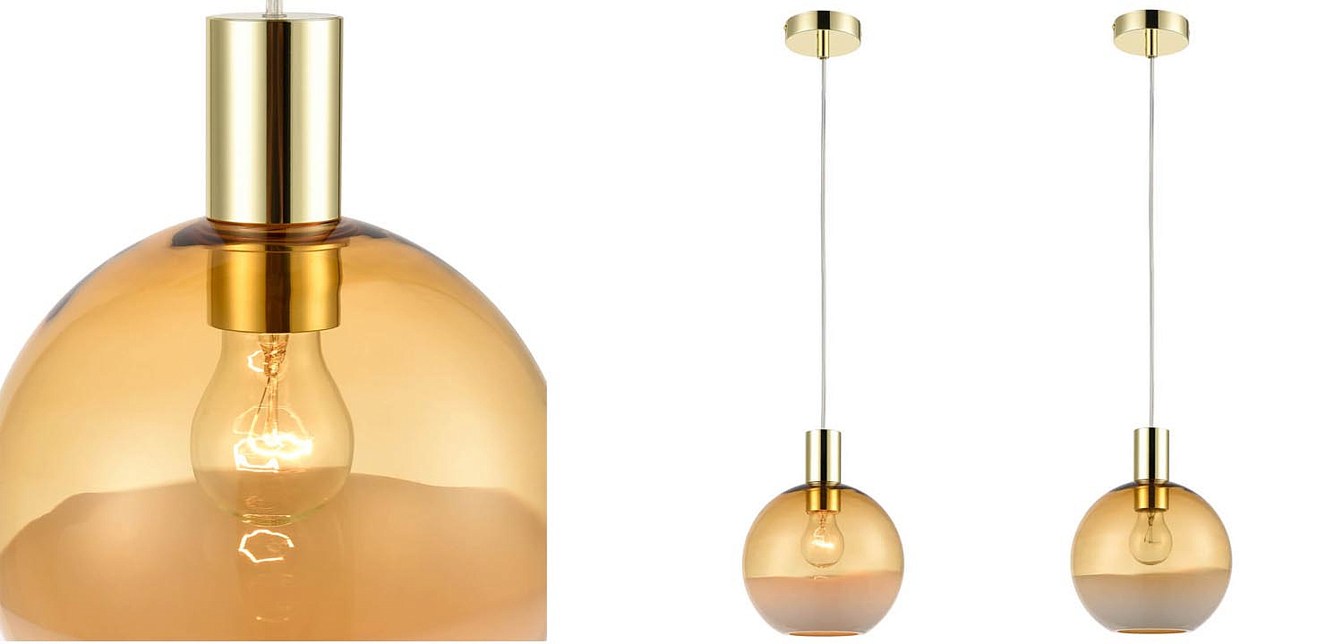 Подвесной светильник Rachel amber Подвесной светильник Rachel amber - Loft-Concept в Самаре