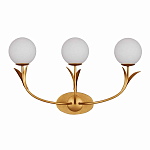 Бра с золотым каркасом в виде стебля с листьями Inspired by Nature варинант исполнения - 3 | Loft Concept в Самаре