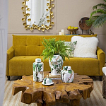 Ваза фарфоровая с ручной росписью Leopard Collection  варинант исполнения - 8 | Loft Concept в Самаре