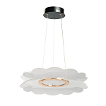 Люстра с прозрачным волнистым плафоном в форме цветка Ethereal Bloom варинант исполнения - 2 | Loft Concept в Самаре