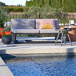 Садовый диван на каркасе из алюминия Petro варинант исполнения - 8 | Loft Concept в Самаре