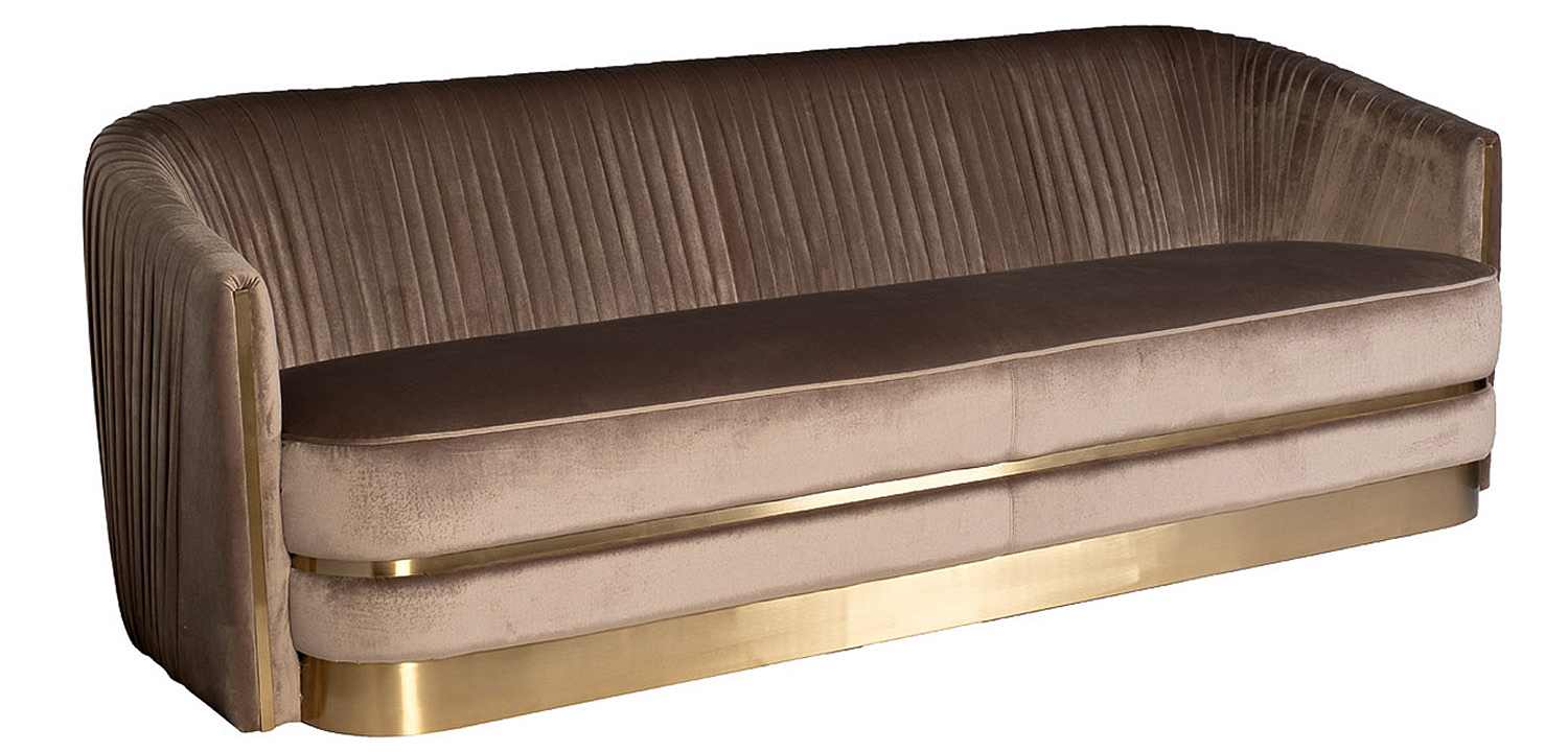 Диван трехместный велюр Bolger sofa three-seater velvet Диван трехместный велюр Bolger sofa three-seater velvet - Loft-Concept в Самаре